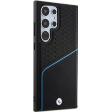 BMW BMHMS24L23RDCLK S24 Ultra S928 black / black hardcase Signature Leather Textured &amp; Line MagSafe