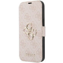 Guess 4G Metal Logo case for iPhone 15 / 14 / 13 - pink