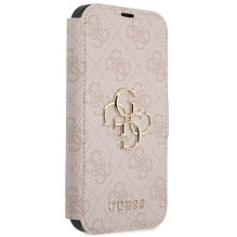 Guess 4G Metal Logo case for iPhone 15 / 14 / 13 - pink