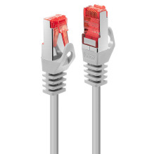 Network Cable - LINDY Cat.6 S / FTP Network Cable, RJ45, M / M, 250MHz, 28AWG, 0.3 m, Grey
