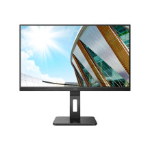 Monitorius - AOC U27P2CA 27" 4K UHD IPS USB-C Ergonomiškas Stovas su Integruotais Garsiakalbiais