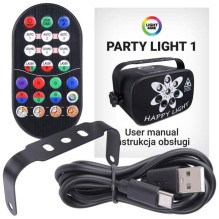 LIGHT4ME Party Light 1 - LED effects, disco lighting, UV lasers LIGHT4ME Party Light 1 - LED effects, disco lighting, UV lasers