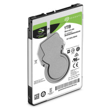 HDD, SEAGATE, Barracuda, 1TB, SATA 3.0, 128 MB, 5400 rpm, 2,5", Thickness 7mm, ST1000LM048