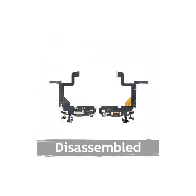 Krovimo lizdas skirtas iPhone 13 Pro su lanksčiąja jungtimi / Graphite / (100% originalu / iš įrenginio)