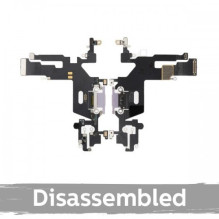 Charging port for iPhone 11 with flexible connector / Black / (100% original / from the device)