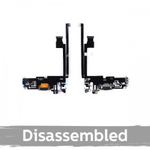 Charging port for iPhone 12 Pro Max with flexible connector / Gold / (100% original / from the device)