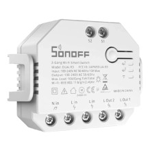 Išmanusis Jungiklis - SONOFF 2-Kanalo Wi-Fi Jungiklis 15A su Energijos Matuokliu