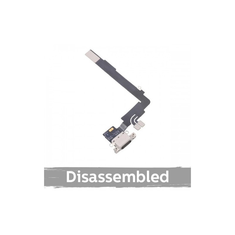 Krovimo lizdas skirtas iPhone 16 Pro Max su lanksčiąja jungtimi / Natural Titanium / (100% originalus / iš įrenginio)