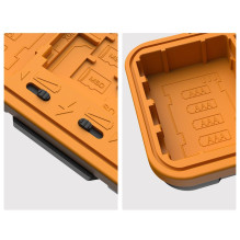 Memory Card Case - KF Concept KF31.079 4 SD, 6 micro SD, 2 CF / XQD, 2 batteries