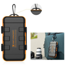 Atminties Kortelių Dėklas - K&amp;F Concept KF31.079 4 SD, 6 micro SD, 2 CF / XQD, 2 baterijos