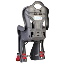 Bicycle child seat Bellelli, grey, at the back