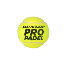 Padel tennis ball Dunlop PRO Padel, 3 pcs