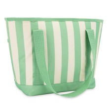 Cooler bag Spokey, white / green, 39 x 27 cm, 12 l