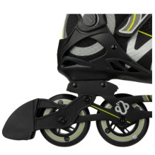 Roller skates Nijdam N20AM01-BLK-40, black, 40