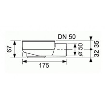 DN 50 DRAIN SIDEEXIT 0.73 L / S