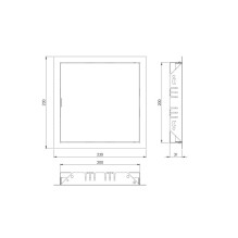 CONTROL HATCH 200X200MM CONTROL HATCH 200X200MM