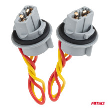 Oprawa gniazdo żarówki T20 LED 12V W21W WY21W W3x16d 7440 T20 2szt. AMIO-04833