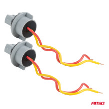 Oprawa gniazdo żarówki T20 LED 12V W21W WY21W W3x16d 7440 T20 2szt. AMIO-04833