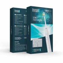 Elektriskā zobu birste TEESA SONIC 2, 5 darbības režīmi, ceļojumu futrālis, USB Type-C,