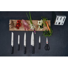 ZWILLING FOUR STAR 35148-507-0 virtuvinių peilių / stalo įrankių rinkinys, 7 vnt., pilkas ZWILLING FOUR STAR 35148-507-0 virtuvinių peilių / stalo įrankių rinkinys, 7 vnt., pilkas