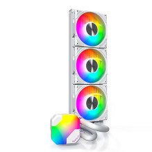CPU aušintuvas, daugializdis, baltas / „Hyperflow ARGB 360“ (W), „Montech“