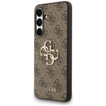 Guess Big 4G Classic Logo Case for Samsung Galaxy S25 FE - Brown