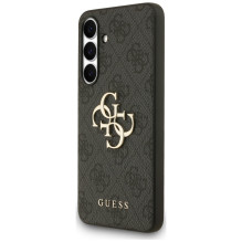 „Guess Big 4G Classic Logo“ dėklas, skirtas „Samsung Galaxy S25 FE“ - juodas