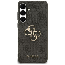 „Guess Big 4G Classic Logo“ dėklas, skirtas „Samsung Galaxy S25 FE“ - juodas