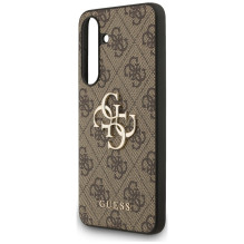 „Guess Big 4G Classic“ logotipo dėklas, skirtas „Samsung Galaxy S25 FE“ – rudas