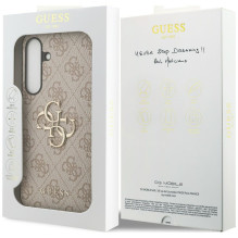 „Guess Big 4G Classic“ logotipo dėklas, skirtas „Samsung Galaxy S25 FE“ – rožinis