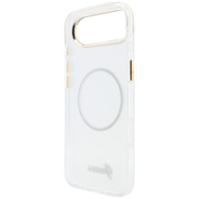 „Guess IML Gradient Script“ metalinis „MagSafe“ dėklas, skirtas „iPhone Air“ – baltas