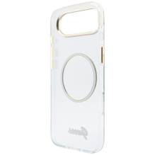 Guess IML Script Metal MagSafe Case for iPhone Air - Clear