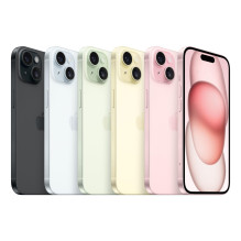 MOBILE PHONE IPHONE 15 / 128GB BLACK MTP03PX / A APPLE