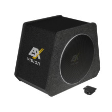 ESX V800A - skrzynia basowa aktywna, średnica subwoofera 20 cm, moc RMS 200 Wat, z membraną pasywną