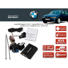 Dension Pro BT,AUX,USB,iPhone,ID3,DAB+ BMW