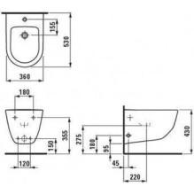 HANGING BIDET PRO 8.3095.2.000