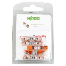 Laidų jungė Wago 221-2411 / 5 2 x 0.2-4 mm², 450 V, 5 vnt.