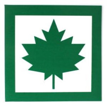 MAGNETIC SIGN GREEN LEAF