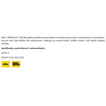 Transmisijų alyva Shell SPIRAX S4 G 75W-80, 1 l