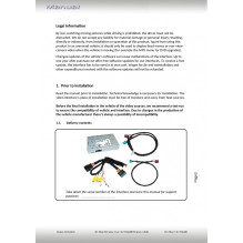 Adapter do kamery cofania BMW MGU, HSD+2
