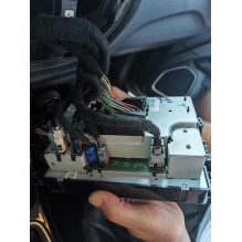 Adapteris Fiat 500 galinio vaizdo kamerai. Jeep Compass, Renegade, Wrangler 7 colių