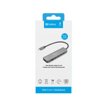 Sandberg 136-77 USB-C 6-in-1 MediaDock