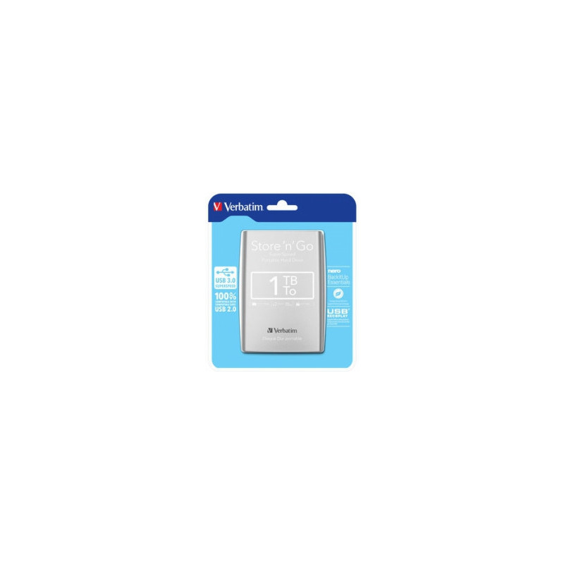 Ārējais cietais disks Verbatim Store n Go 1TB