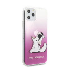 Karl Lagerfeld KLHCN65CFNRCPI iPhone 11 Pro Max hardcase różowy / pink Choupette Fun