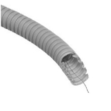 Gofruotas vamzdis pilkas D16 su viela Glob-El GL101W320 (be halogenų, 320N / 5 cm, 50 m)