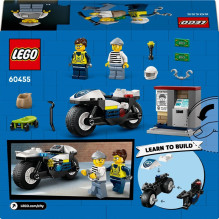 Constructor LEGO® City Police Motorcycle Chase 60455, 65 pcs
