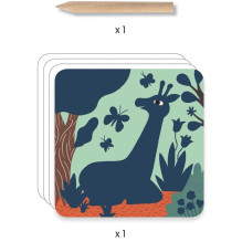 Carving set, animals Djeco, various colours