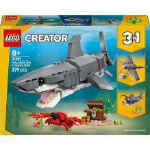 LEGO® Creator 3in1 Fierce Shark 31381, 379 pcs