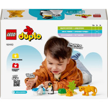 LEGO® Duplo Laukinių gyvūnų šeimos 10442, 10 pcs
