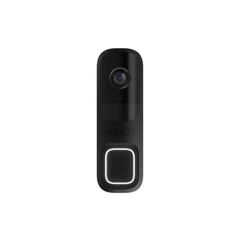 Wireless Router - Smart Video Doorbell AJAX DoorBell 4MP HDR 155° Wi-Fi Rechargeable Black